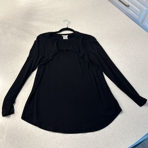 Cabi black long-sleeve t-shirt